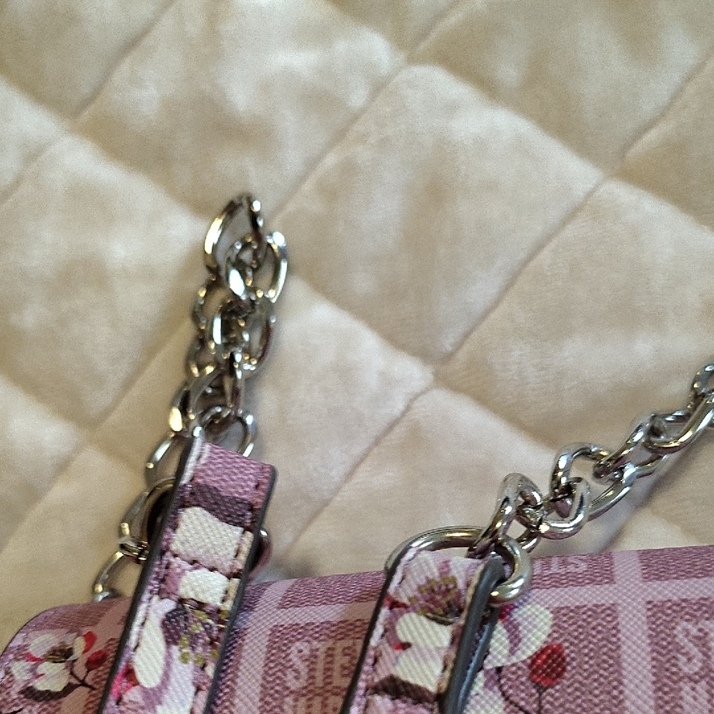 Steve Madden Pink Floral Women's Bag - Picture 15 of 15